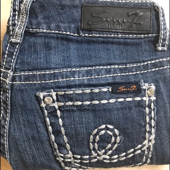 Seven7 Denim - Seven 7 jeans detailed stretch jeweled size 26